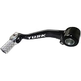 Tusk Folding Shift Lever +10mm for Royal Enfield Himalayan 411 2017-2023 | Longer, Black/silver Tip