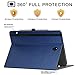 Ztotop Folio Case for Samsung Galaxy Tab S4 10.5 Inch 2018(SM-T830/T835/T837), Leather Folding Stand Cover with Auto Wake/Sleep,S Pen Holder and Multiple Viewing Angles,NavyBlue