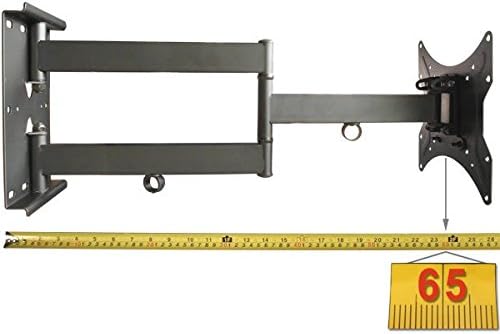 DRALL INSTRUMENTS Universal TV Wall Mount for 16-40 inch (39,6-101,6 cm), Extendable up to 65 cm Pivotable Tiltable - Image 4