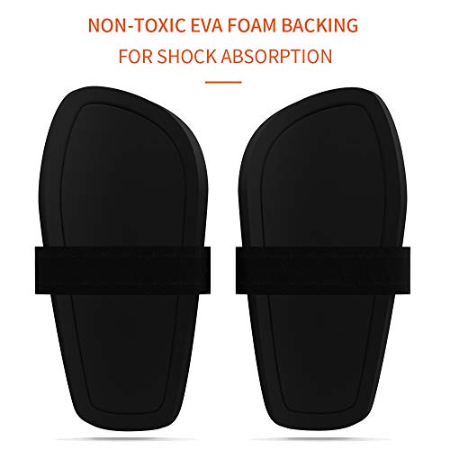PORTHOLIC Youth Soccer Shin Guards, [2 Pair] Kids Soccer Shin Protective Pads Board Comfortable Lightweight and Breathable for 3-7 Years Old Boys Girls Children Toddler （S） - Thumbnail 3