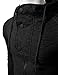 Doublju Mens Highneck Zip Up Jacket