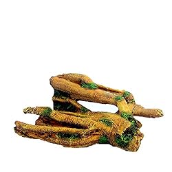 SLOCME Aquarium Resin Tree Trunk Ornament - Fish