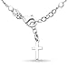 Personalize Catholic Christian Religious Prayer Beds with Cross Charm Holy Mother Virgin Mary Medal Rosary Bracelet For Women Teen .925 Sterling Silver 7-8 Inch Adjustable Customizable