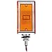 Red/Amber 52 Leds Stop Turn Tail Lamp,Fender Marker Clear Lights,for 12V universal vehicles,Pack of 2