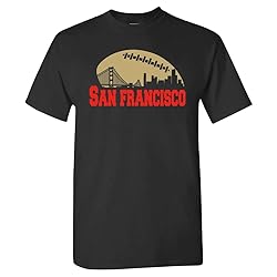 San Francisco Football Skyline Men's Fan T-Shirt