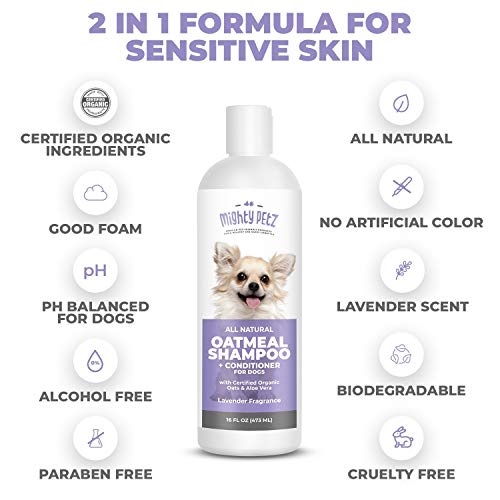 good boy 2 in 1 dog shampoo and conditioner oatmeal and coconut oil