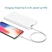 Power Bank 8000mAh, iXCC Portable Charger Ultra High Capacity External Battery Pack with ChargeWise Tech 2.4 Max Maximum Dual Ports Speed Charging for iPhone, iPad, Samsung Galaxy