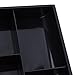 Cash Drawer Register Insert Tray, Replacement 4 Bills 3 Money Storage Box Plastic 12.6 x 9.6 x 1.4inch Black & White(Black)