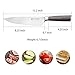 Pohaku Chef Knife, High Carbon Steel 8 Inch Kitchen Knife For Cutting Vegetables, Daily Chef Cooking Knife For Chopping Onions/Meat