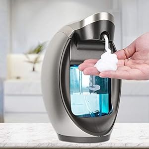 Q-HL Zeep Dispenser Touchless Automatische Sensor Schuim Zeep Lotion Dispenser Keuken Badkamer Muur Bureau – 480ml