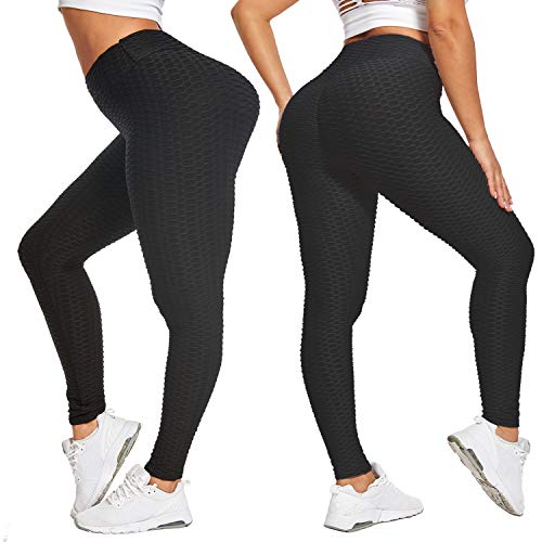 Hanstre Butt Lifting Leggings Yoga Pants for Women Anti Cellulite Tummy
