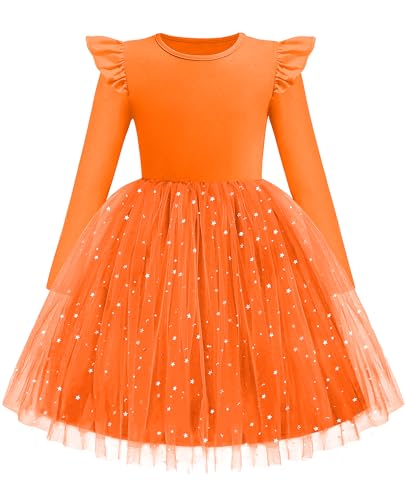 Arshiner Toddler Tulle Dress Long Sleeve