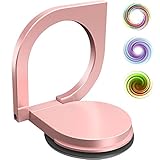 eBoot Phone Finger Grip Ring Stand with 360 Degree Rotation, No Loose Smartphones Metal Holder for Mobile Cell Phone (Rose Gold)
