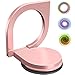 eBoot Phone Finger Grip Ring Stand with 360 Degree Rotation, No Loose Smartphones Metal Holder for Mobile Cell Phone (Rose Gold)