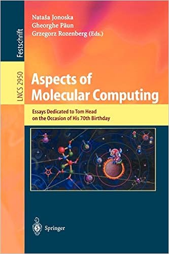 Aspects of Molecular Computing: Essays Dedicated to Tom Head on the Occasion of His 70th Birthday: 2950 (Lecture Notes in Computer Science)