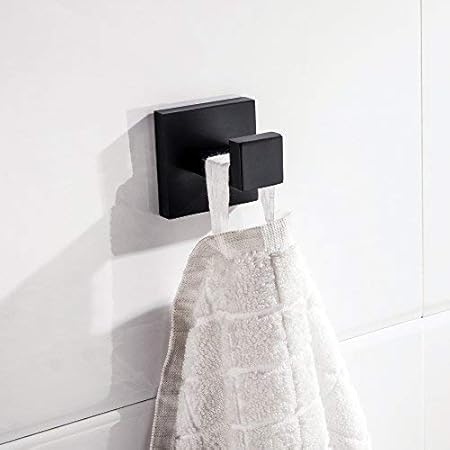 Turs 22 Inch Bathroom Towel Bar Storage Organizer Hanger Sus 304 Stainless Steel Wall Mount Matte