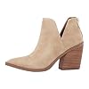 Kathemoi-Womens-Ankle-Boots-Slip-on-Cutout-Pointed-Toe-Snakeskin-Chunky-Stacked-Mid-Heel-Booties