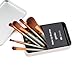 Gisala 12 Pcs Makeup Brush Set Premium Cosmetics Synthetic Kabuki Makeup Brushes, Foundation, Blending Blush, Eyeliner, Face Powder Brush Kit with Metal Box