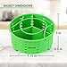 Avokado's 6Qt Instant Pot Compatible Stackable Silicone Steamer Basket Accessories with an Insert Divider for Instapot Pressure Cookers, Ninja Foodie, Crockpot Express Cooker and Stove Top Pots