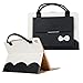 Albc Cute Case for iPad 6th / 5th Generation 9.7 Inch 2018/2017 - iPad Air 2 / 1st - iPad Pro 9.7 2016, Smart Slim Handbag Leather Cover with Stand Pocket Hand Strap for Kids Girls Women,Black