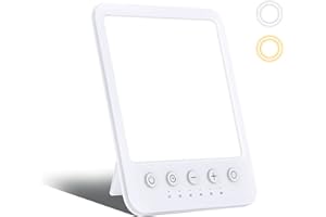 Magicteam 10000 Lx LED Light Therapy Lamp Light with 2 Colors 7 Timer Function and 5 Adjustable Brightness and with Memory Fu