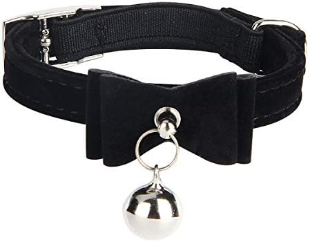 bouti1583 Breakaway Cat Collar with Bowtie Bell Adjustable