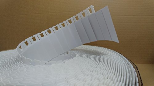 KWIK-LOK/STRIPLOK TFM (1 roll of 1,500) Bag Closure Clip Twist Tie Printable Machinable or Hand-Write (TGR-5, White)