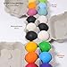 Grimm's Giant Marbles in Pastel Rainbow Colors - Set of 6 Large Wooden Balls