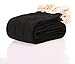 Dosoni Womens Crochet Lace Trim Cotton Knit Footed Leg Boot Knee Stocking (Black)