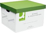 Q-Connect MegaStore Box Pack of 10 Green White 383 x 430 x 295 mm view 3