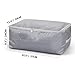DOKEHOM Large Under Bed Storage Bag (5 Colors), Thick Ultra Size Fabric Clothes Bag, Moisture Proof (Grey, L)