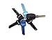 LANGXUN 2 Pack Keychain Folding Pocket Knife and Box Cutter Blade, Gadget - Ideal Birthday Gifts