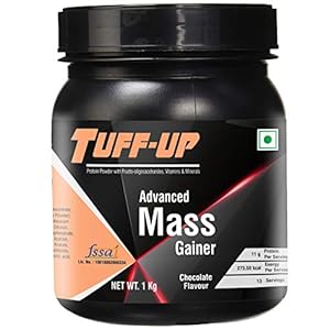 Tuff Up Advanced Mass Gainer – 1 kg/2.2 lbs (Chocolate)