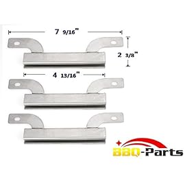 Hongso CTI425 Stainless Steel Burner Carryover Crossover Tube Replacement for Select Brinkmann and Charmglow Gas Grill Models (7.5625 x 2.375 inch)