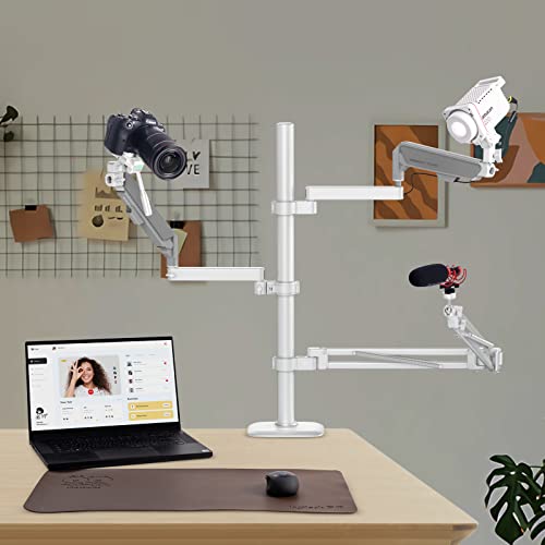 GearTree Camera Desk Mount Stand, Flexible Overhead cam Live