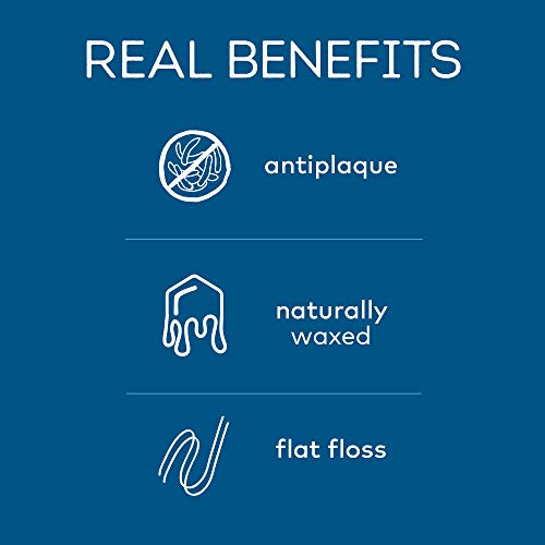 Tom's of Maine Naturally Waxed Antiplaque Flat Dental Floss, Spearmint, 32 Yards 6-Pack (Packaging May Vary) - Image 5