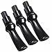 3PCS Ebonite Drip Tip Black Mouthpiece For Tobacco Smoking Pipe