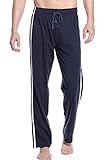 Godsen Men's Cotton Lounge Pant Bottom, Color Royal Blue, Size Medium