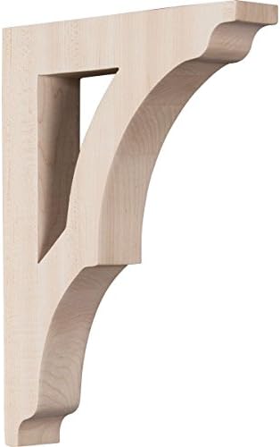 Ekena BKTW01X08X12AVWA 1 3/4" W x 8 1/2" D x 12" H Large Avila Wood Bracket, Walnut