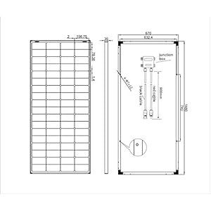 180W Monokristallin Solarmodul   enjoy solar® 36V Solarpanel (Mono 36V) – Bild 5