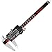 GlowGeek Electronic Digital Caliper Inch/Metric Conversion 0-6 Inch/150 mm Stainless Steel Body Red/Black Extra Large LCD Screen Auto Off Featured Measuring Tool