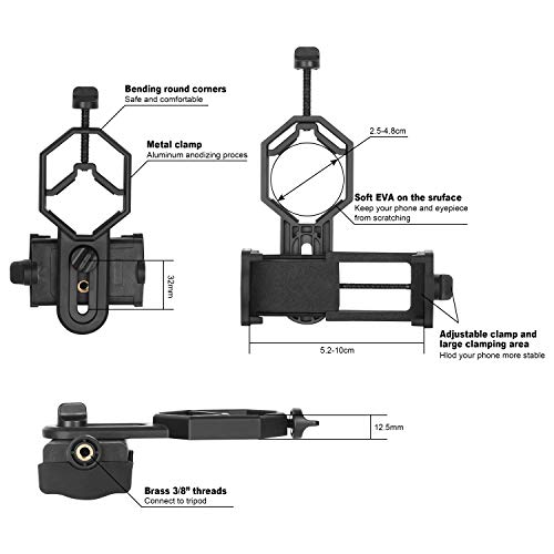 1 AOMEKIE+Cell+Universal+Spotting+Binocular+Telescope+BlackBerry