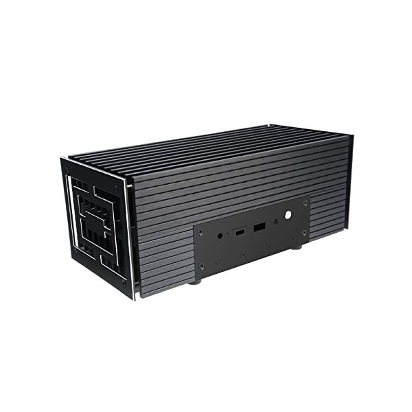 Akasa Turing FX | for Intel 10th Gen NUC (Frost Canyon) | Pure Aluminium Case | Internal M.2 SSD Heatsink | Passive CPU…