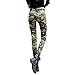 NASKY Women's Camo Army Slim Stretch Jeans Tight Pants Leggings Cargo Pencil Pants (Size 10 /Waist 30)