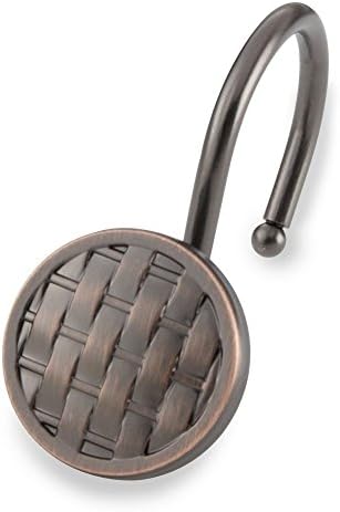 Elegant Home Fashion Shower Hooks, Woven, Oil Rubbed Bronze