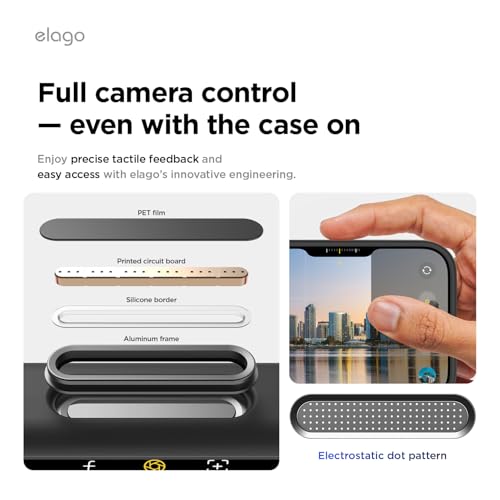 elago iPhone 17 (6.3") Magnetic Liquid Silicone Case - MagSafe Compatible, Shockproof, Slim, Soft-Touch Finish (Black)