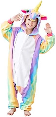 EcoOnesie Kids Animal Onesie Star Unicorn Cosplay Pajamas One Piece Costumes