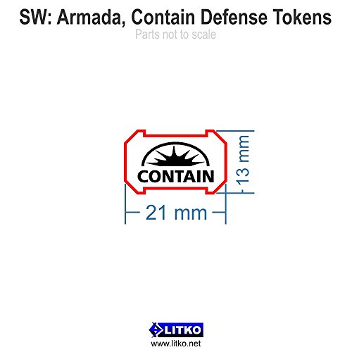 SW: Armada, Contain Defense Tokens, Fluorescent Blue (10)