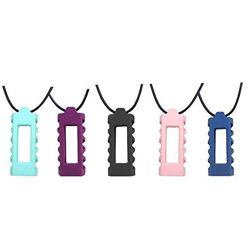 Happy Hours - Silicone Holder Necklace for Fitbit Alta / Replacement Wristband Accessory(Black) - Thumbnail 2