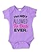 I'm Not Allowed To Date Ever One-Piece Baby Onesie Bodysuit
